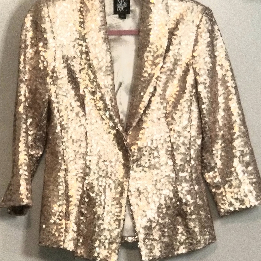 Sequined blazer - Picture 4 of 7